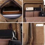 XINCADA Mens Bag Messenger Bag Canvas Shoulder Bags Travel Bag Man Purse Crossbody Bags for Work Business - Image 5